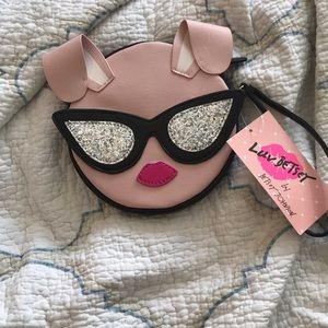NWT Luv Betsey Rabbit Coin Purse/Clutch